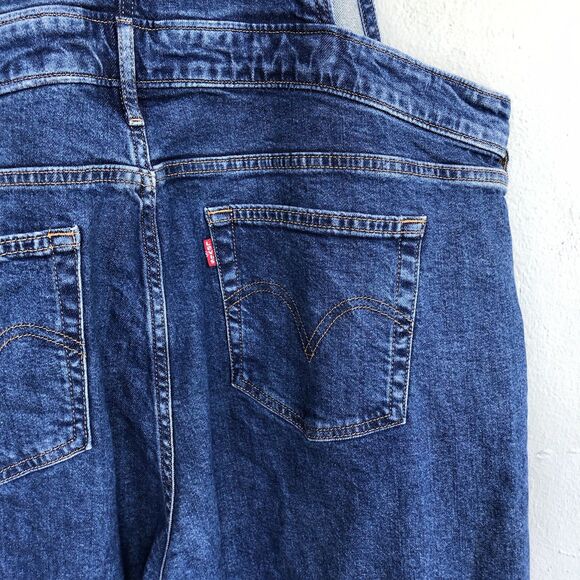 Levi's Denim Overalls Womens 20W Vintage 90s Streetwear Premium Cotton Casual - Picture 9 of 16